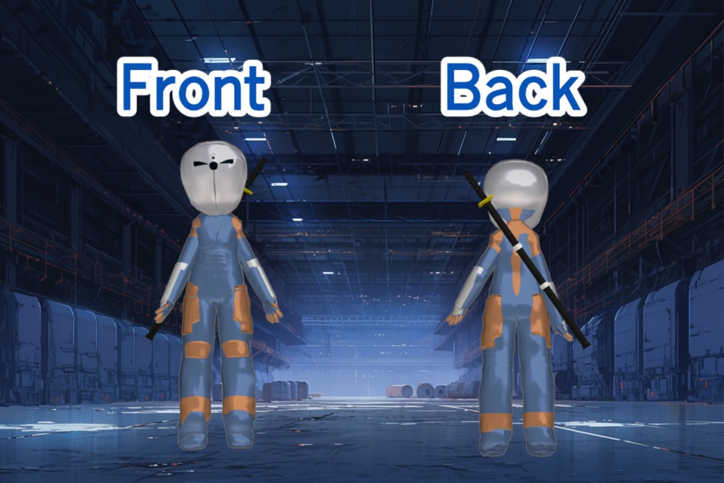 まめふれんず用 サイボーグな忍者