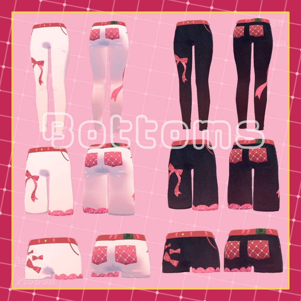 【NC's Cloth01専用】ichigo×ribbon【テクスチャ・マテリアル】