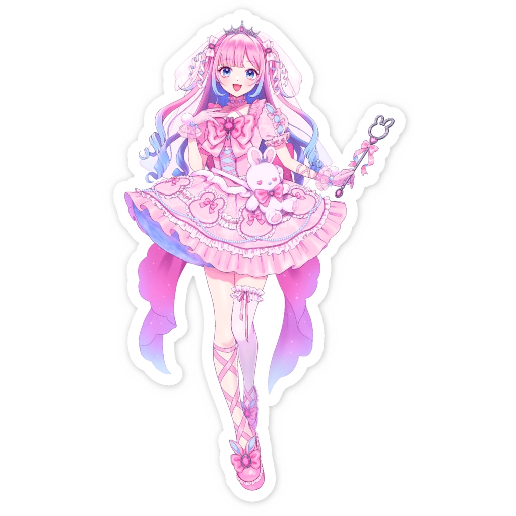 ロリータ衣装ステッカー