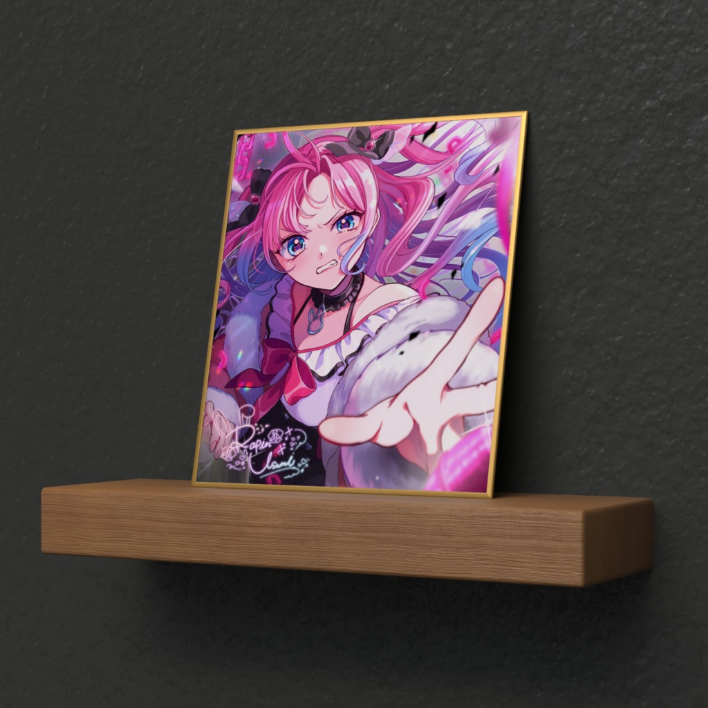 夢は逃げない色紙