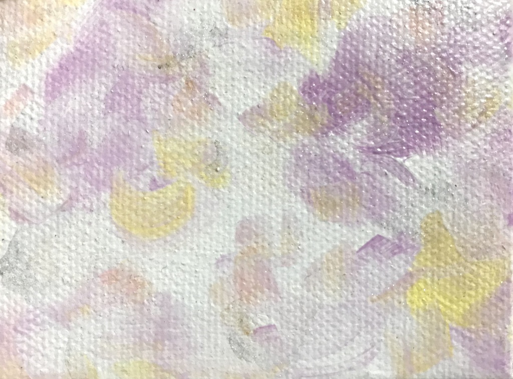 ミニキャンバスの抽象画