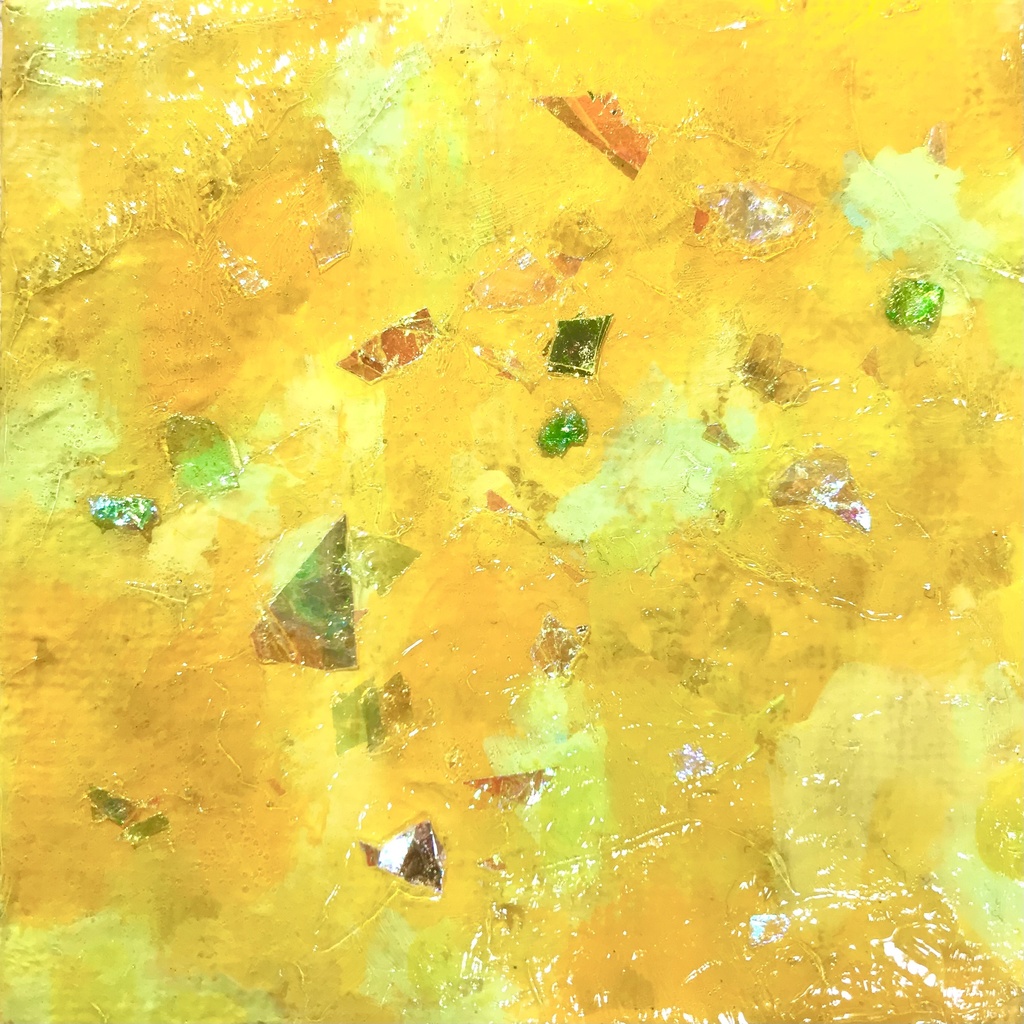 ミニキャンバスの抽象画