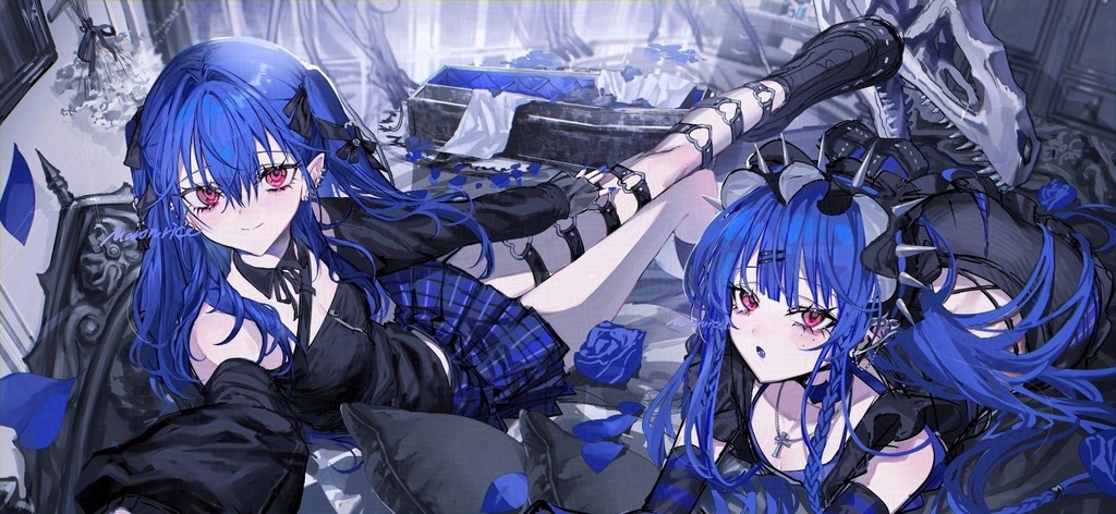 フルカラーイラスト本「ブルー・サイド」