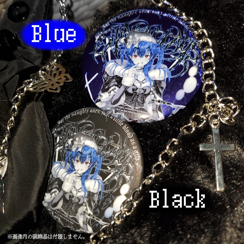 缶バッジ「BLACK SANTA」