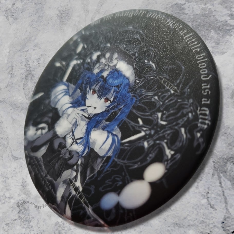 缶バッジ「BLACK SANTA」