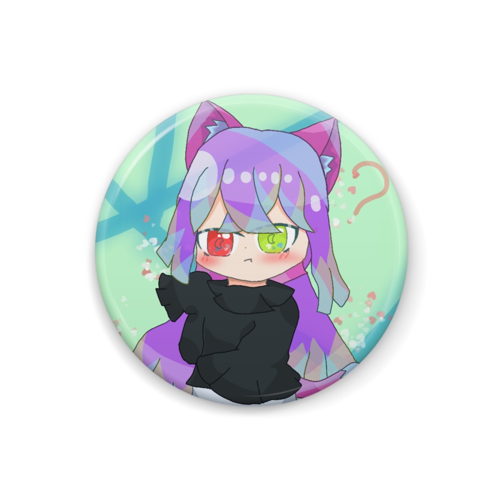 紫雲つばきの缶バッチ！