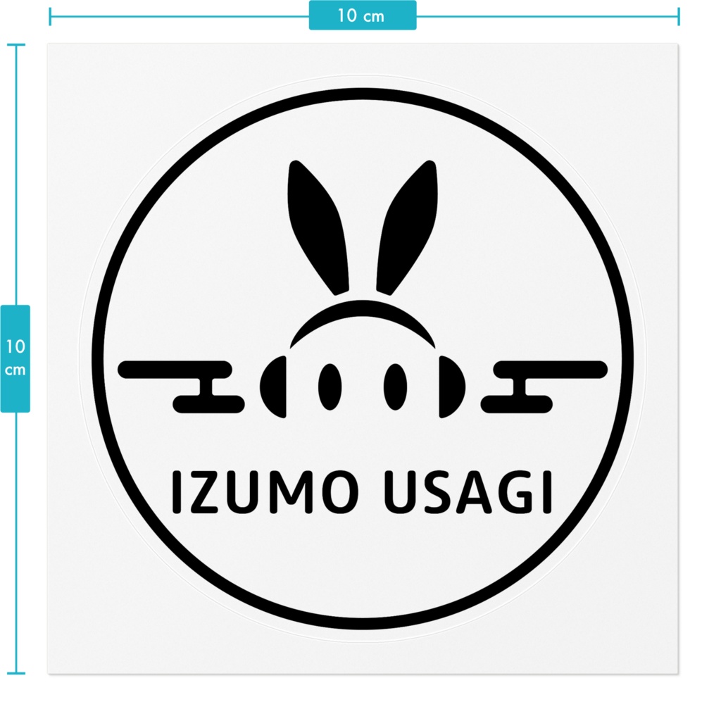 IZUMO USAGI ステッカー