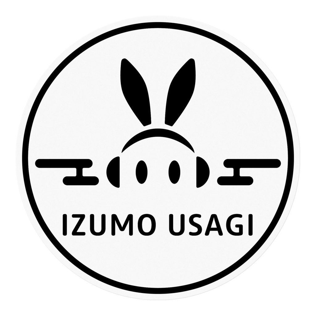 IZUMO USAGI ステッカー