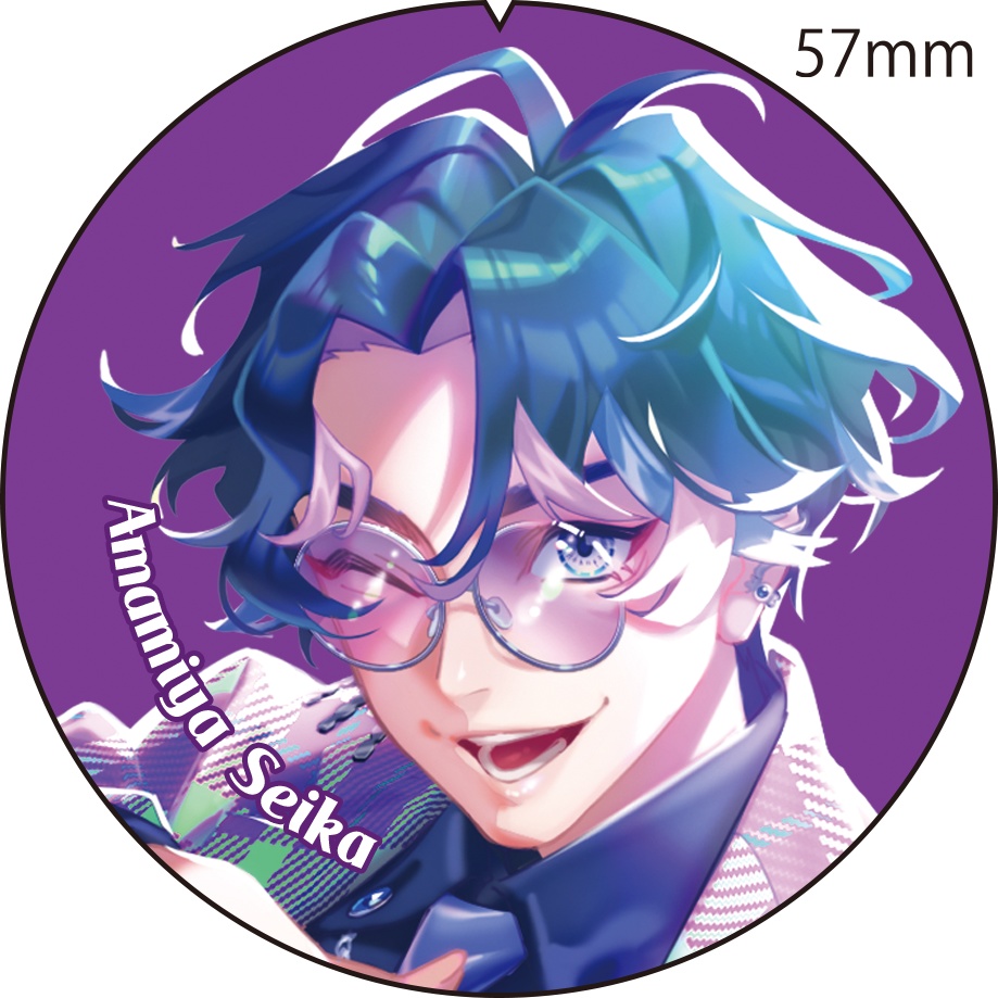 飴宮清夏 缶バッジ 57mm