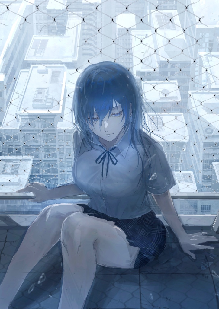 オリジナルキャラクター イラストパネル 2点セット