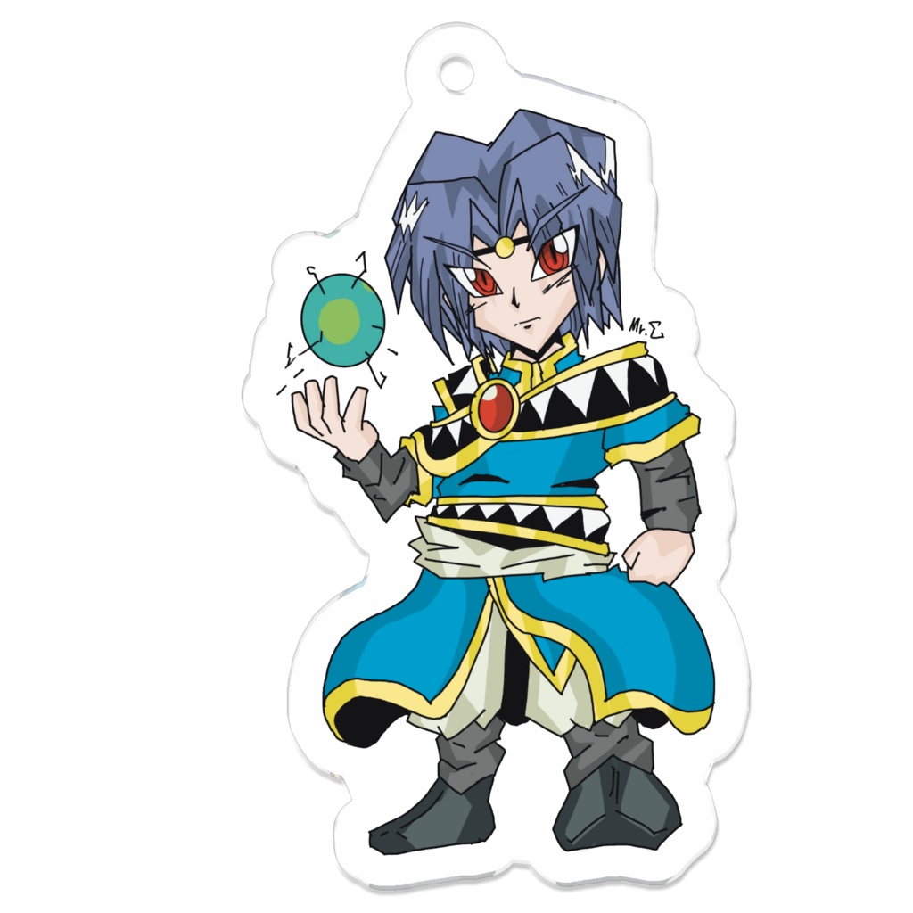 シアンくんアクキー