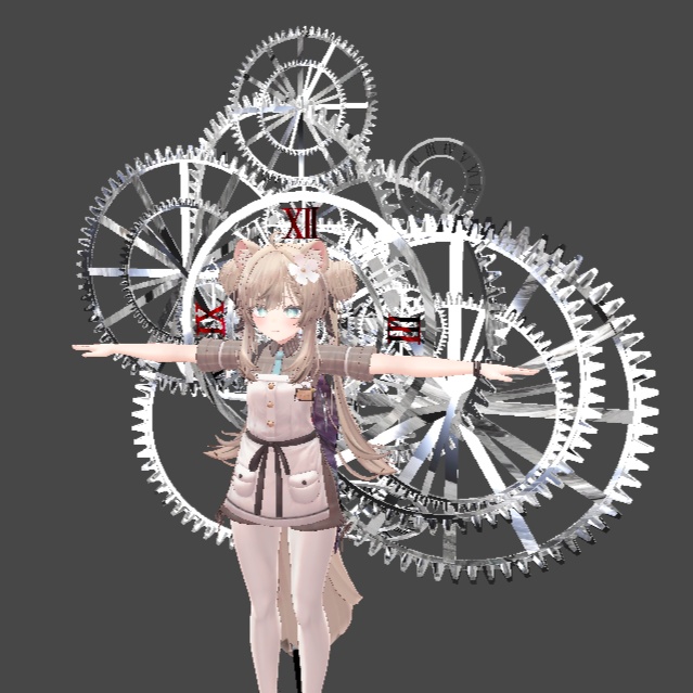 【1周年記念セール】第一弾『GothicClock』改変にも使える!HALO&装飾&アニメーション用3点セット!