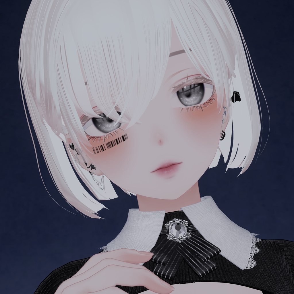 森羅用バーコードタトゥー【黒&白】