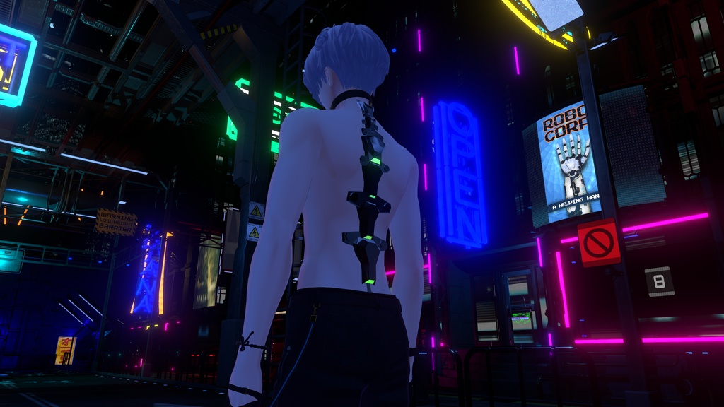 【無料!】Cyber punkな2077年にはありそうな背骨のモジュール