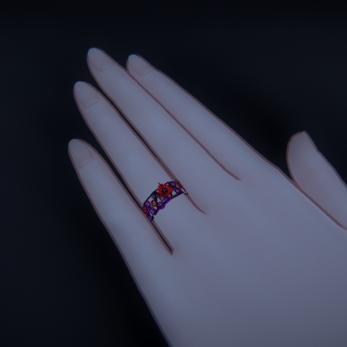 アニメーション付き歯車リング