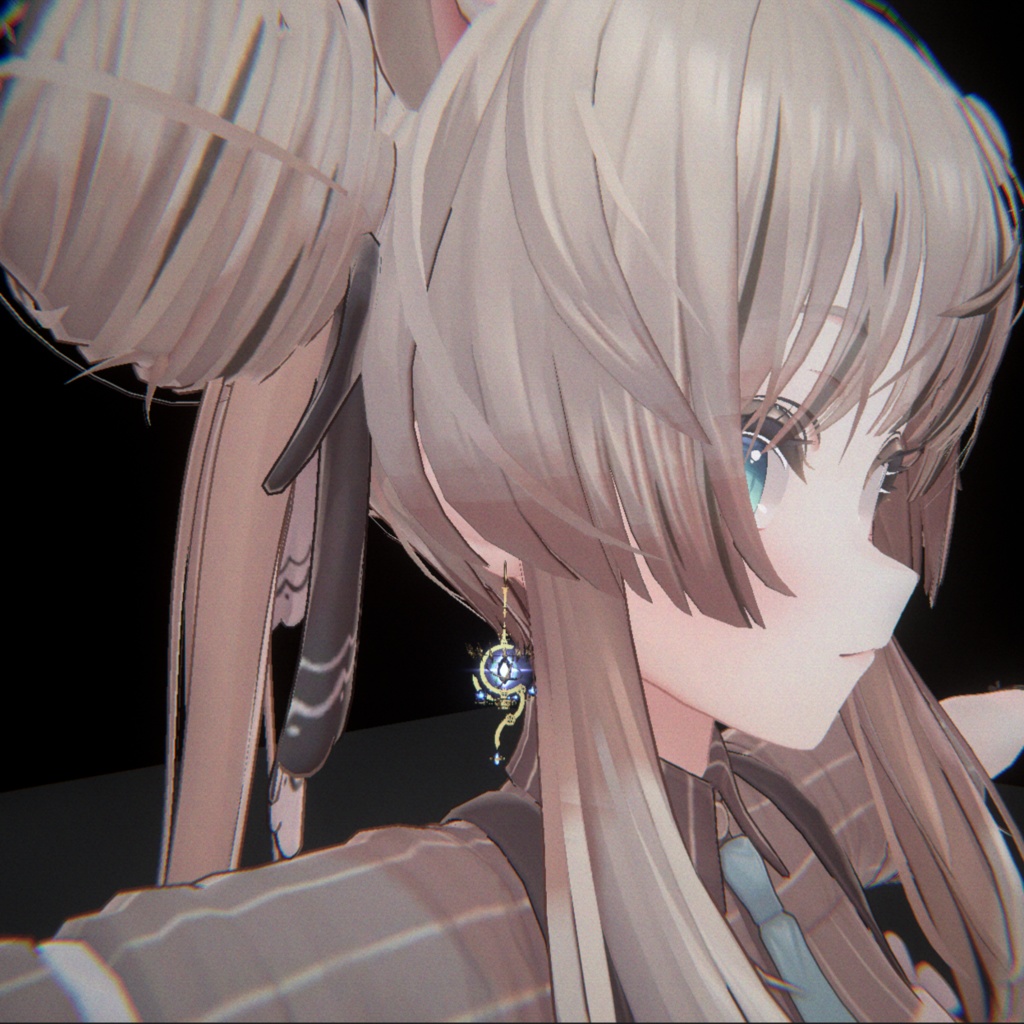 【MA対応アニメーション付き】Nyx  - Earring【対応アバター多数】