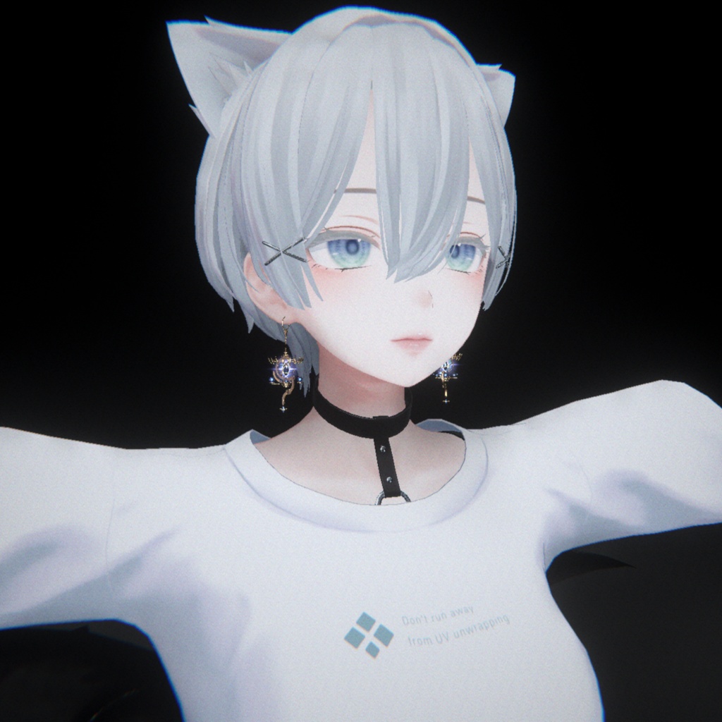 【MA対応アニメーション付き】Nyx  - Earring【対応アバター多数】