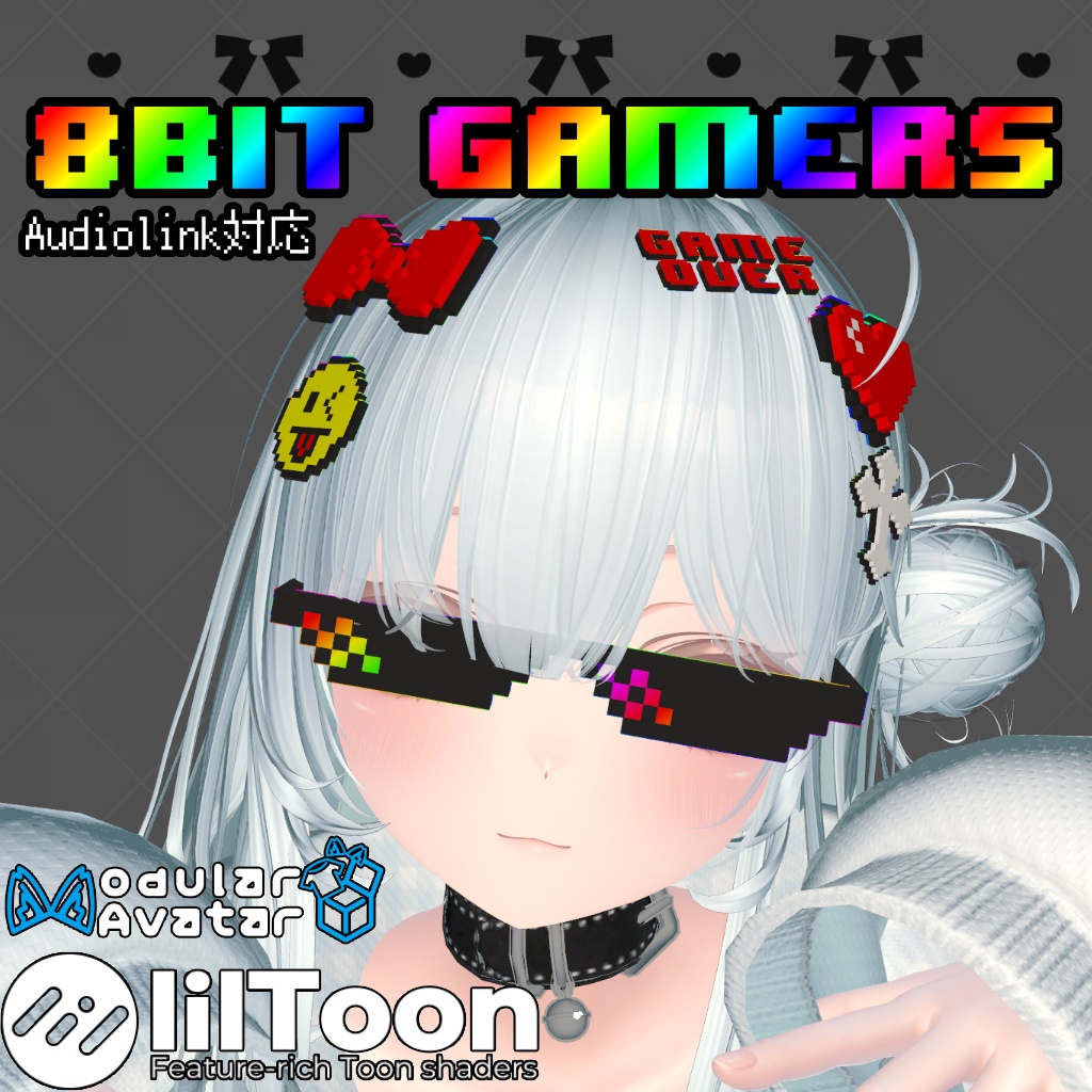 【Audiolink対応】8Bit Gamers【アクセサリ】