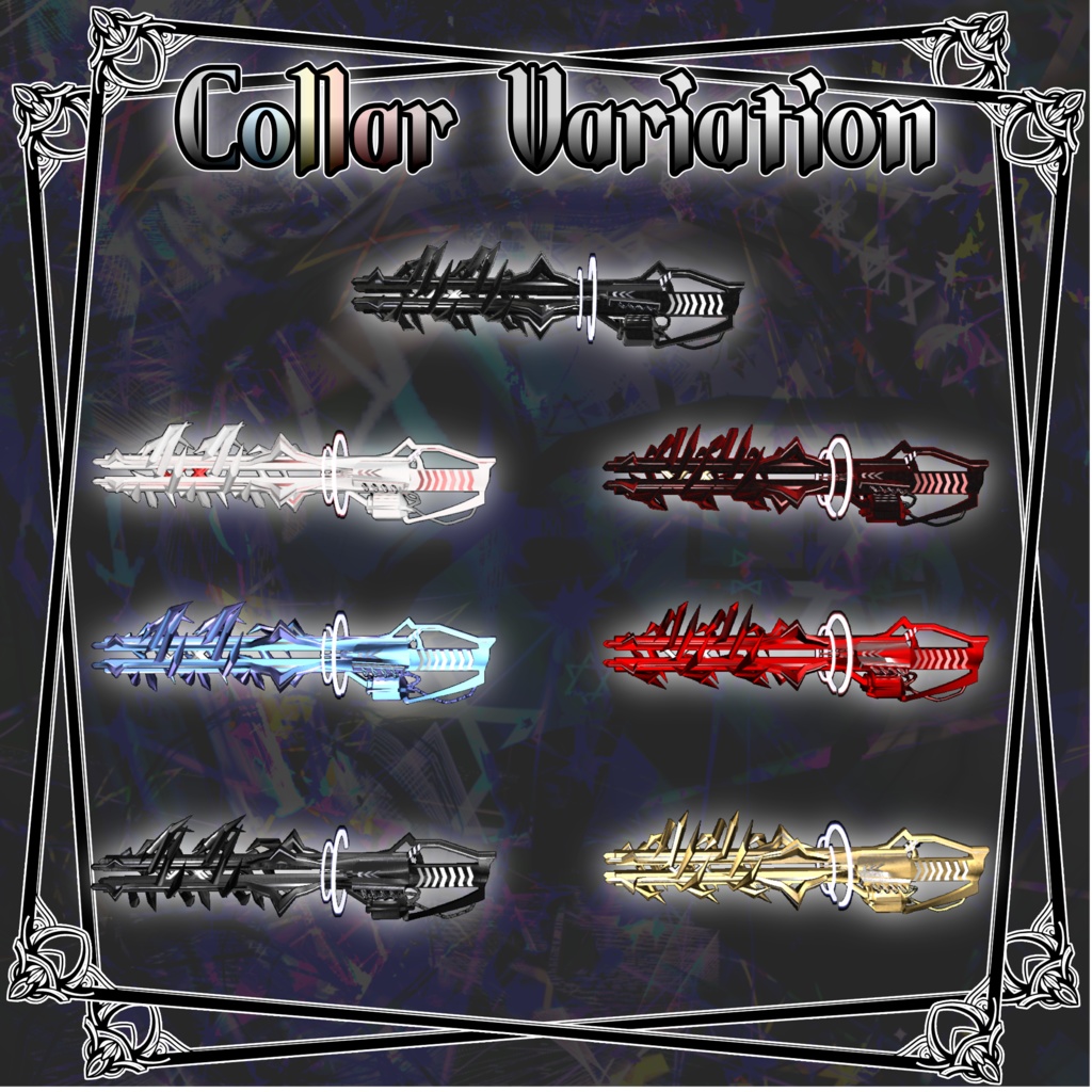 第五弾『Mierva』Sample Animation付き【ギミック付武器3D】