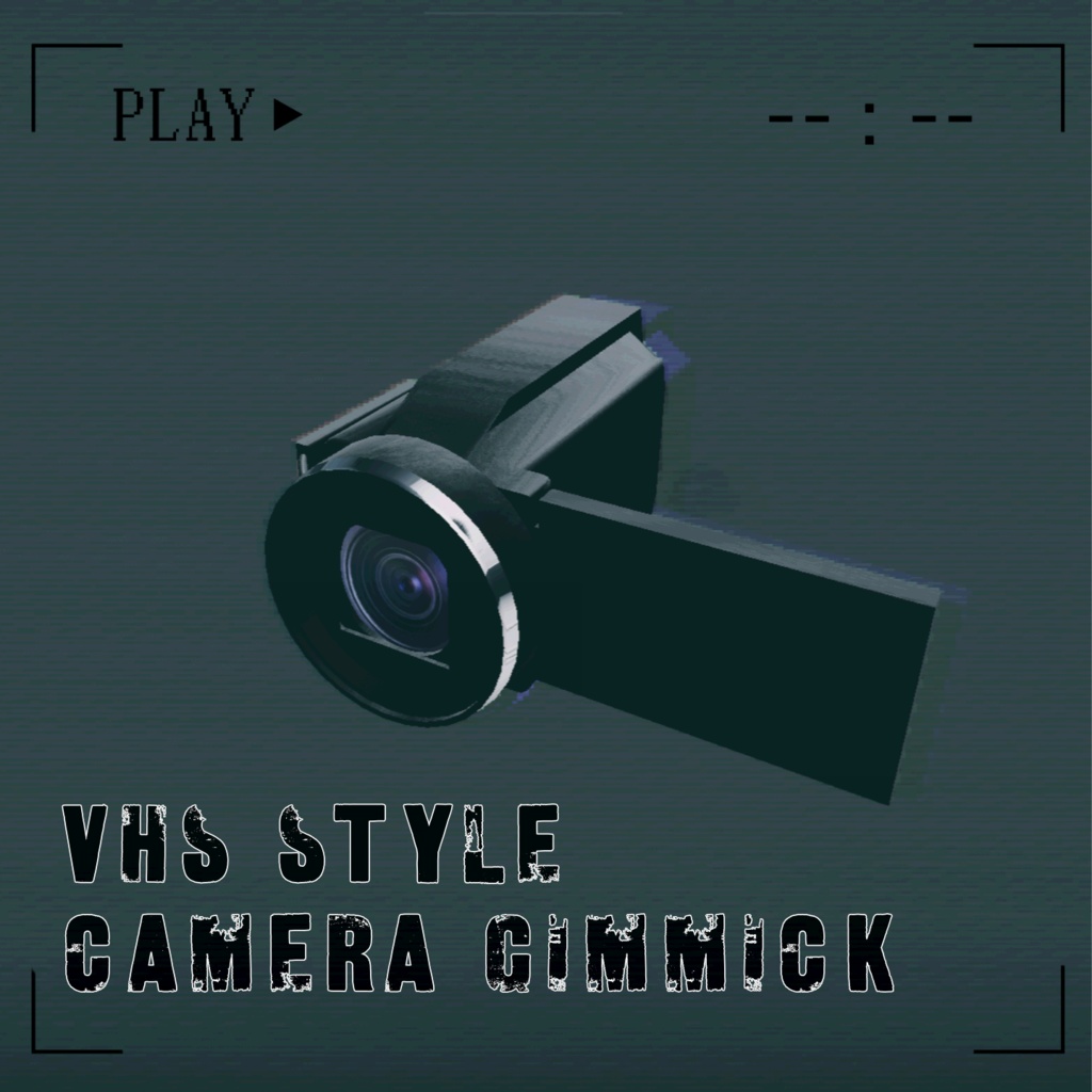 【発売記念セール‼️】【アバターカメラギミック】VHS Styleカメラギミック
