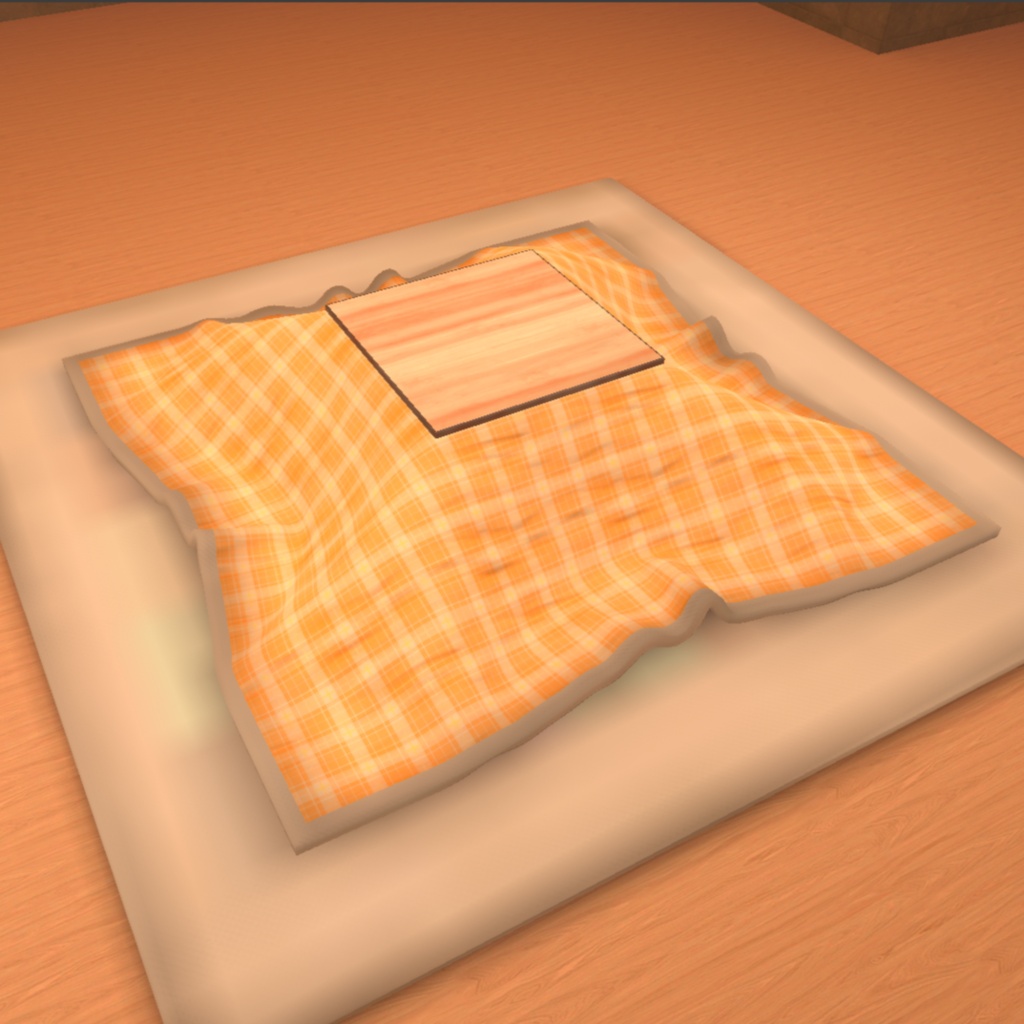 【VRChat想定】ぬくぬくこたつ