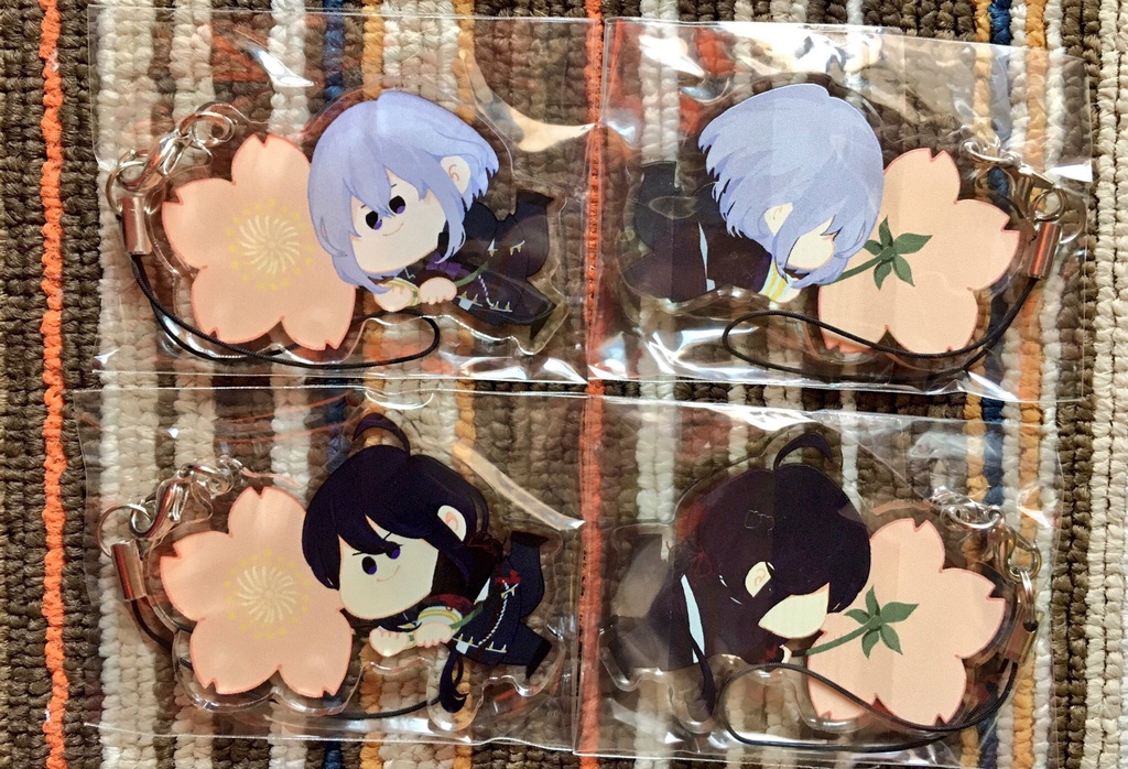 とうらぶアクキー（鯰&骨）