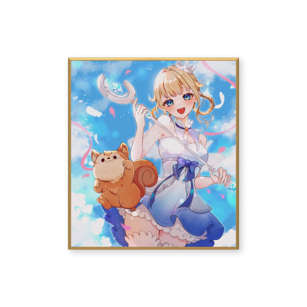 天乃るあ 1周年記念ミニ色紙