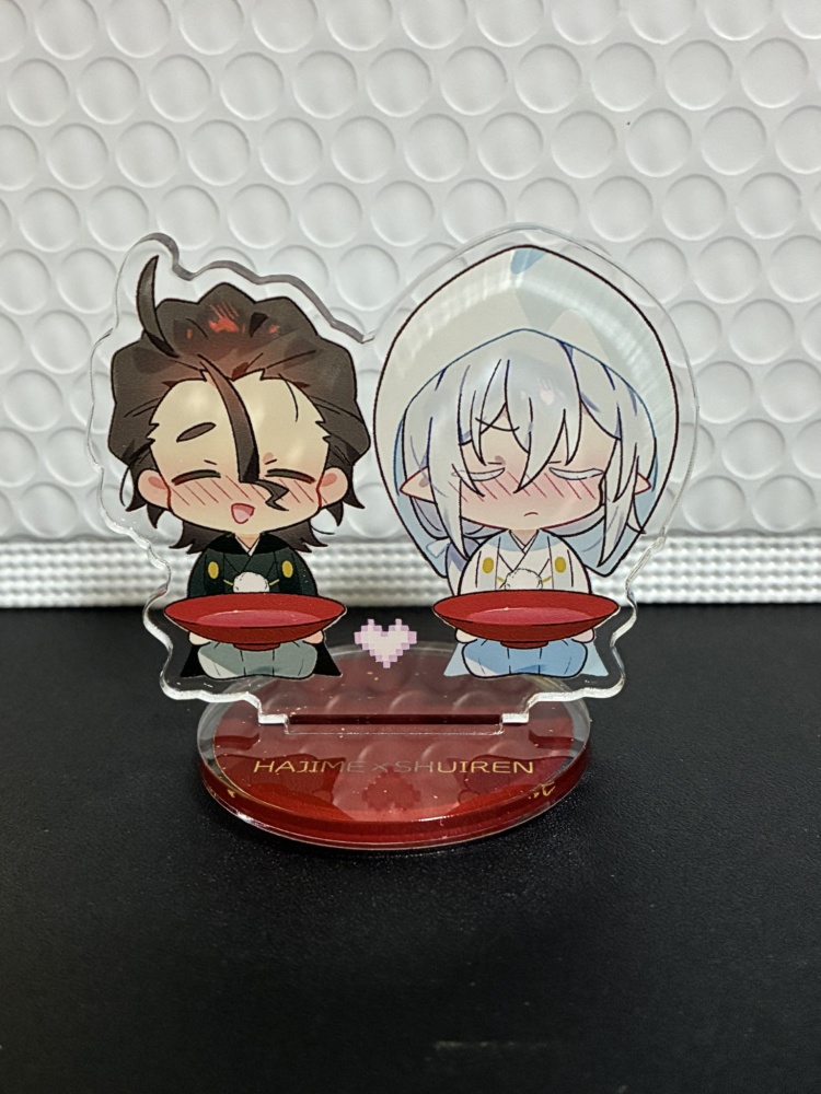 ハジメくん×スイレンさん結婚式アクリルスタンド