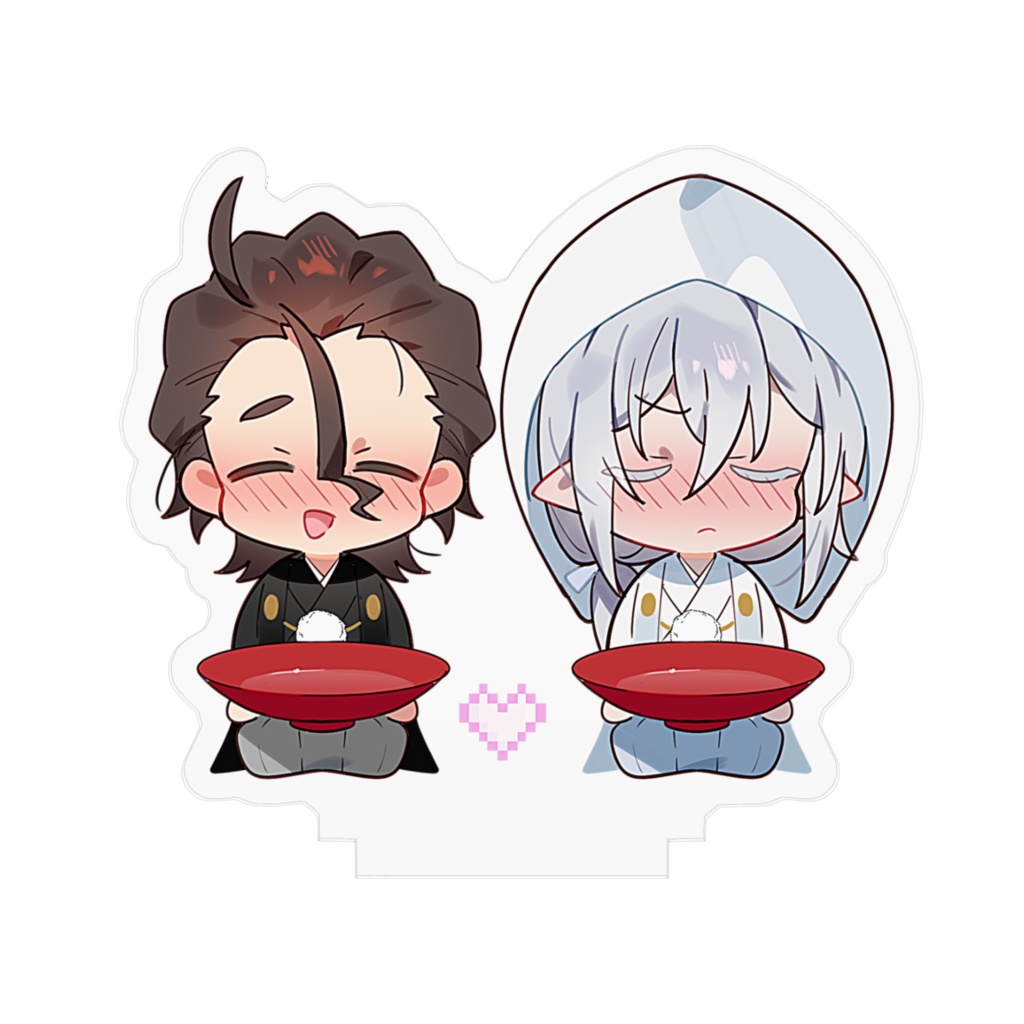 ハジメくん×スイレンさん結婚式アクリルスタンド