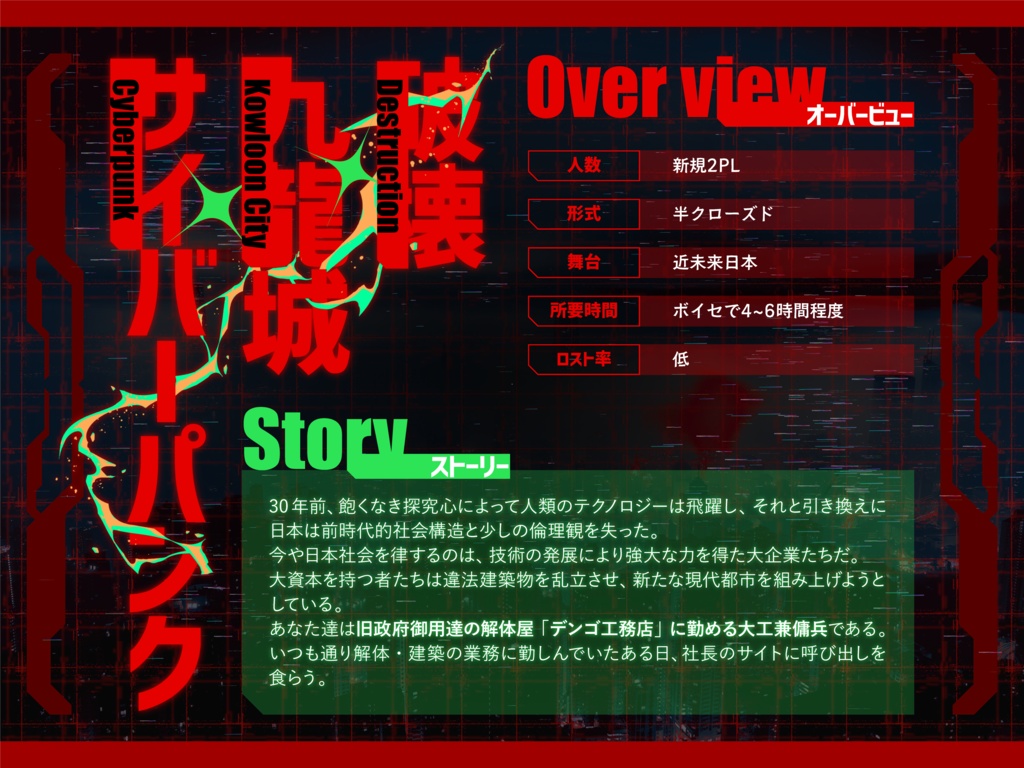 【CoCシナリオ】爆ぜろよ異邦人【SPLL:E187276】