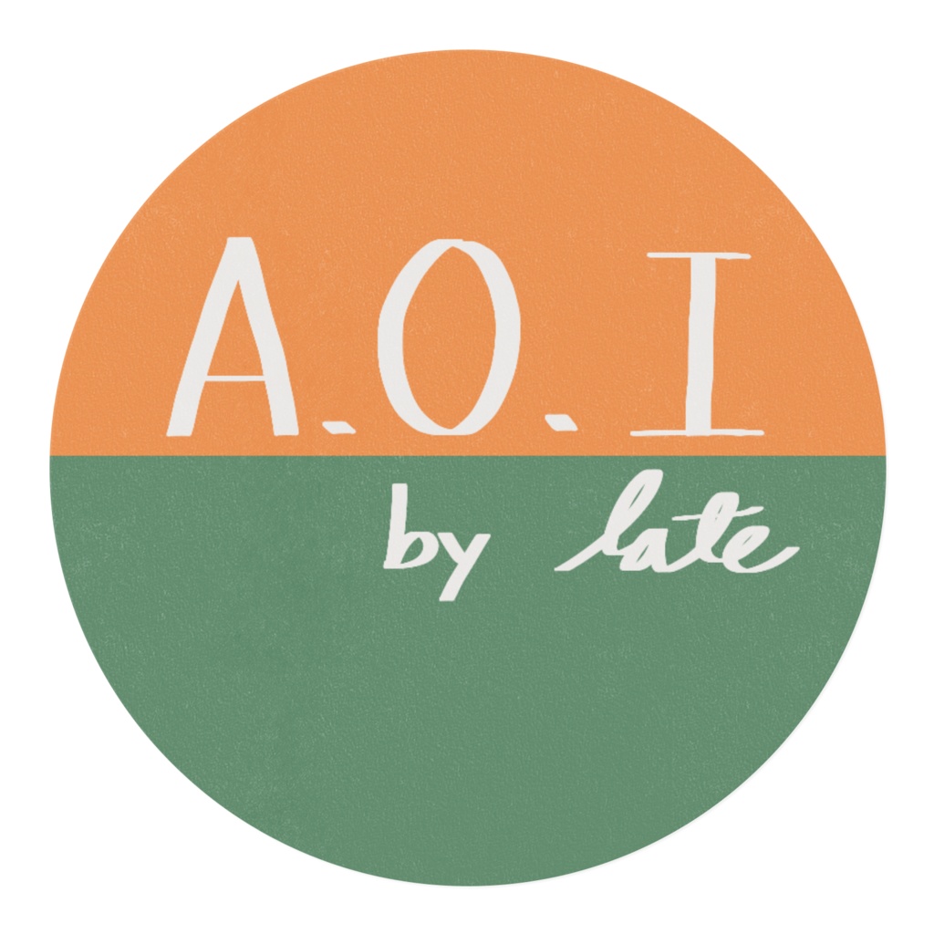 『A.O.I』顔イラストマスキングテープ