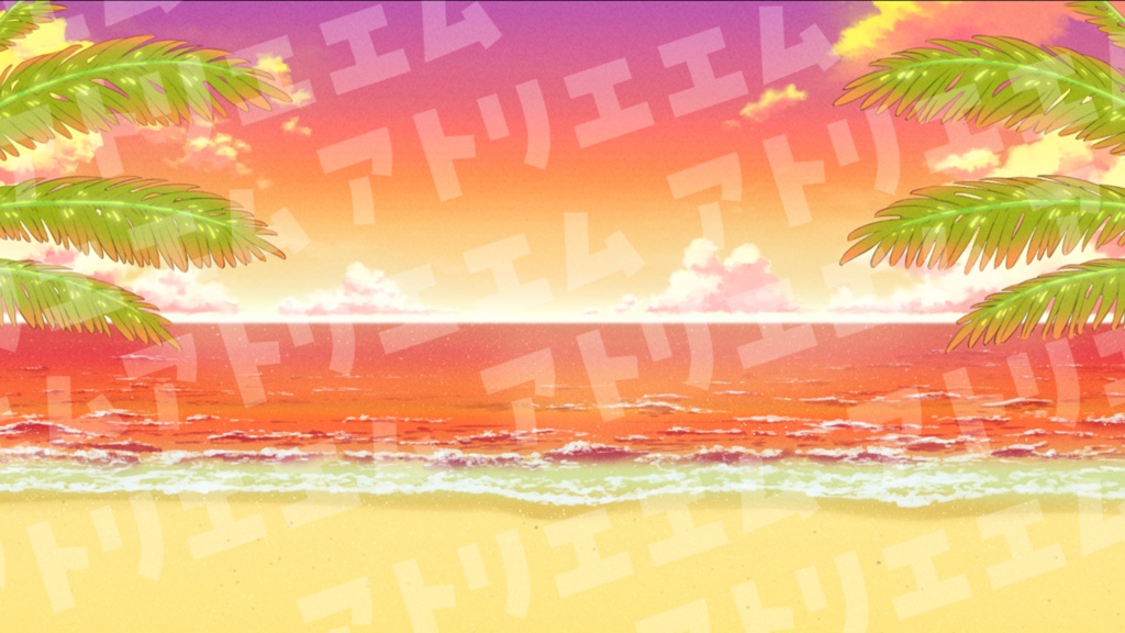 *無料あり【配信素材】●海の背景●高品質オリジナル背景セット