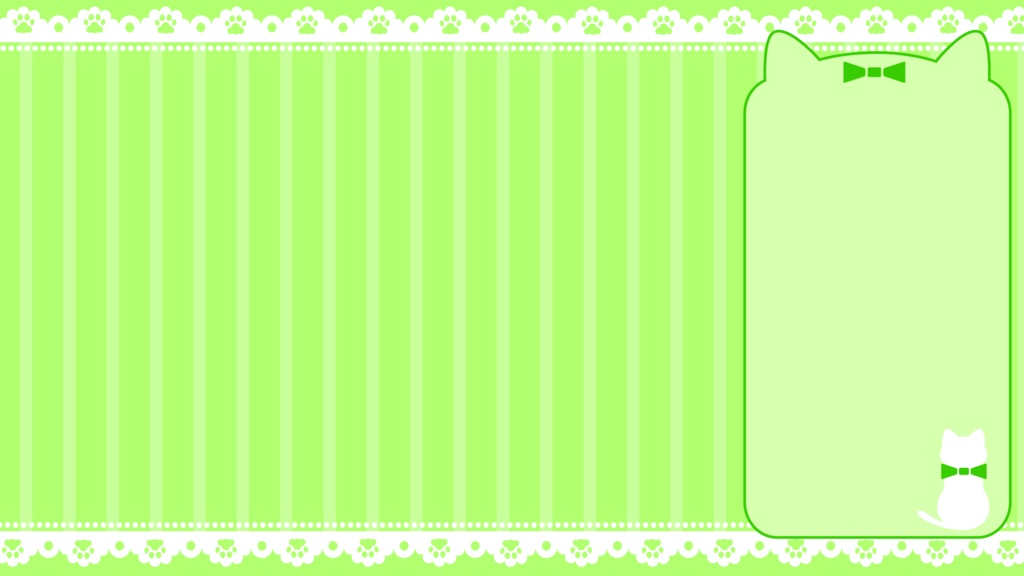 【無料素材】猫モチーフ配信画面【10色セット】