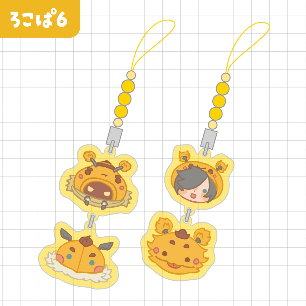 【ろこぱ6 頒布】アクリルBEEホルダー【在庫限り】