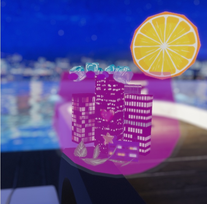 3Dモデルアイテム【柑橘の満月 セラーレ・アランチャ】