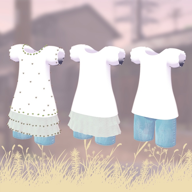 【まめふれんす対応】ひっつきむしドレス (Pricky Dress)