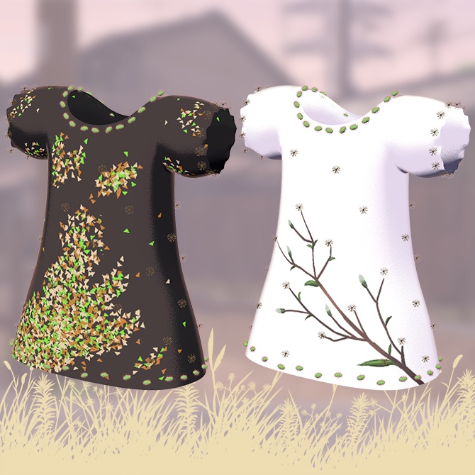 【まめふれんす対応】ひっつきむしドレス (Pricky Dress)