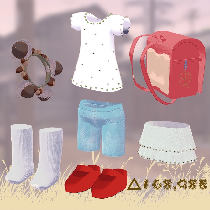 【まめふれんす対応】ひっつきむしドレス (Pricky Dress)