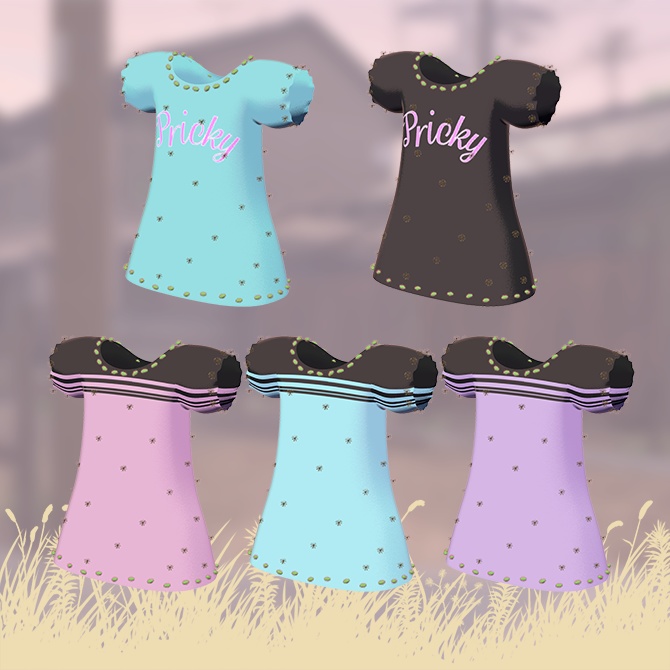 【まめふれんす対応】ひっつきむしドレス (Pricky Dress)