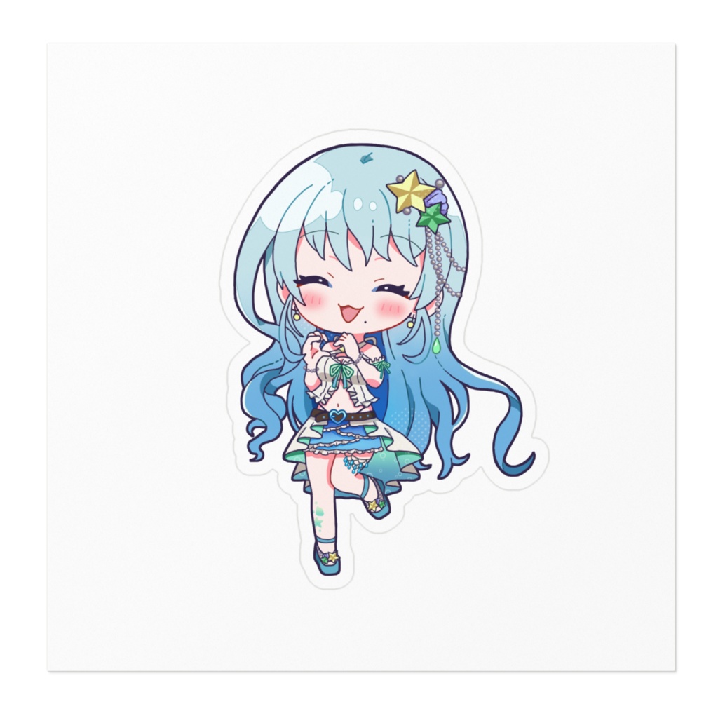 【葵海ひい】SDステッカー(笑顔ver.)