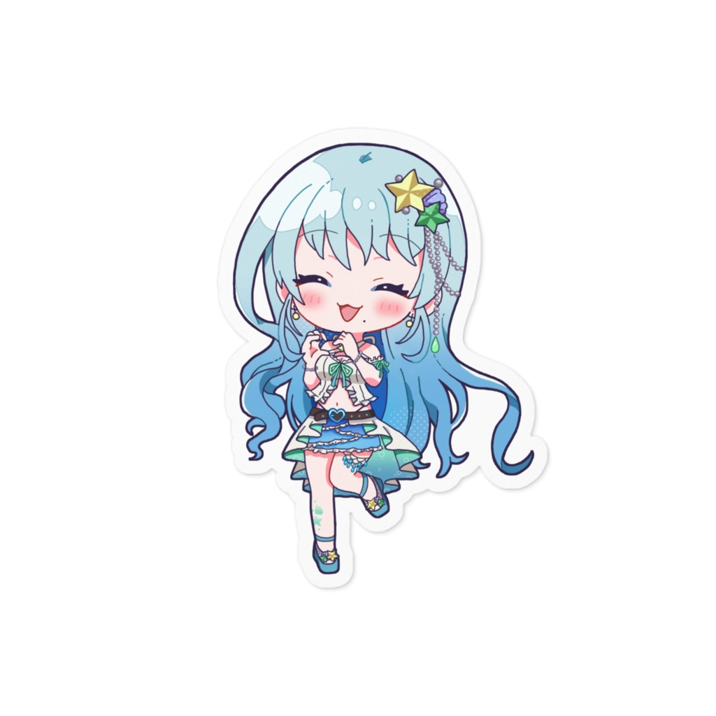 【葵海ひい】SDステッカー(笑顔ver.)