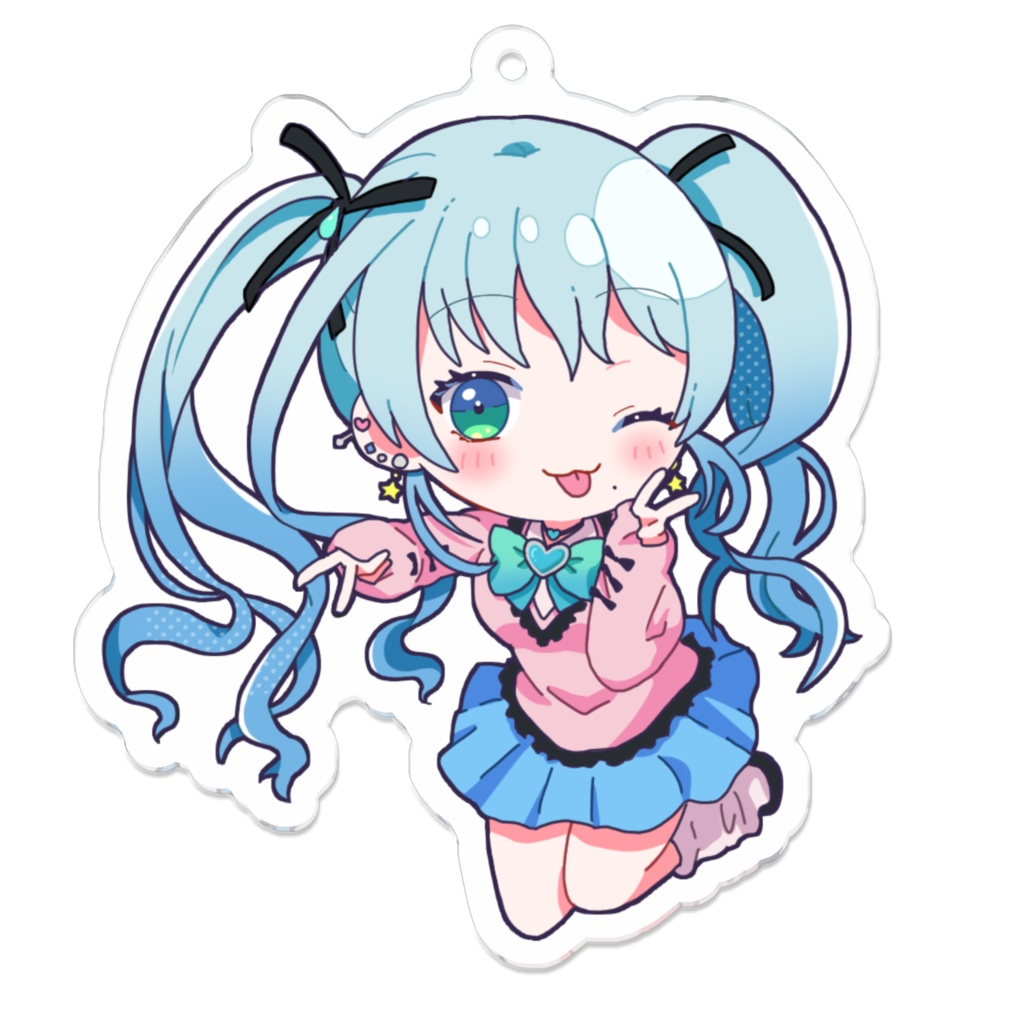 【葵海ひい】SDアクリルキーホルダー(ウインクver.)