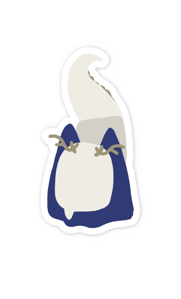 縁側のあの子ステッカー (小