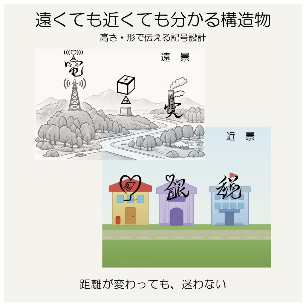 未来の地図記号 PNG素材|C(20種)