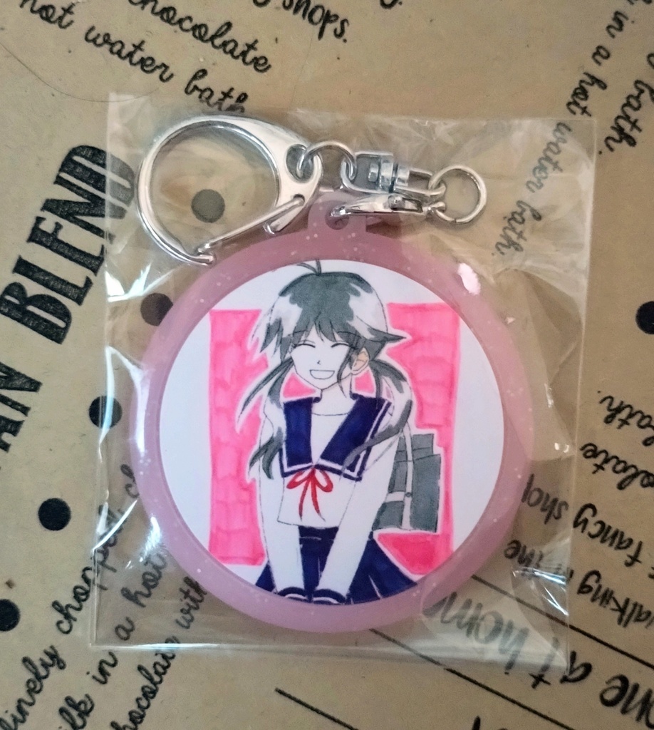 一次創作女の子アクリルキーホルダー