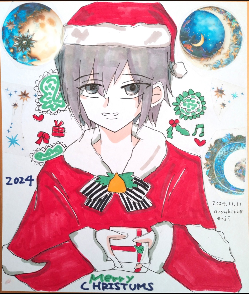 一次創作男の子手描きイラスト