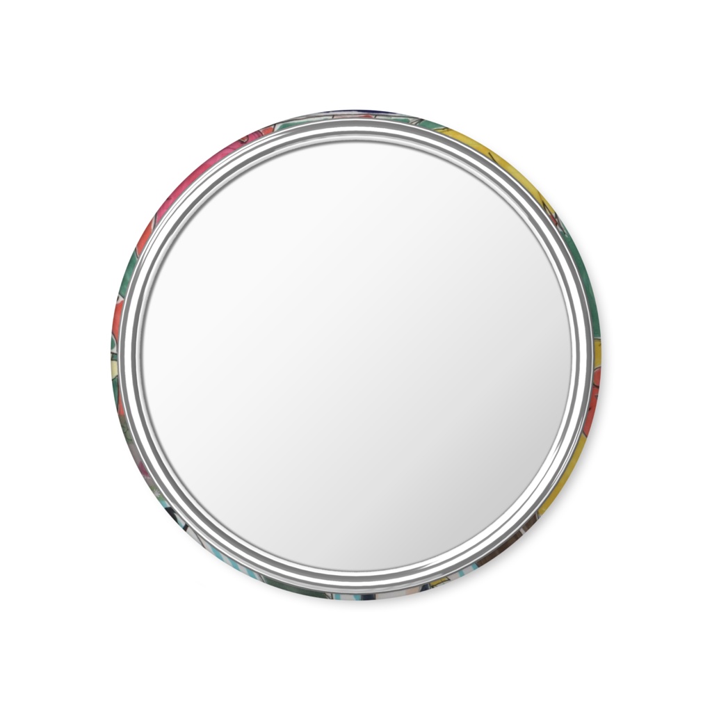 一次創作男性お正月缶ミラー