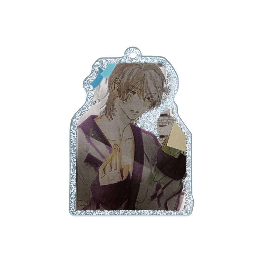 【抱いて】ラメアクリルキーホルダー