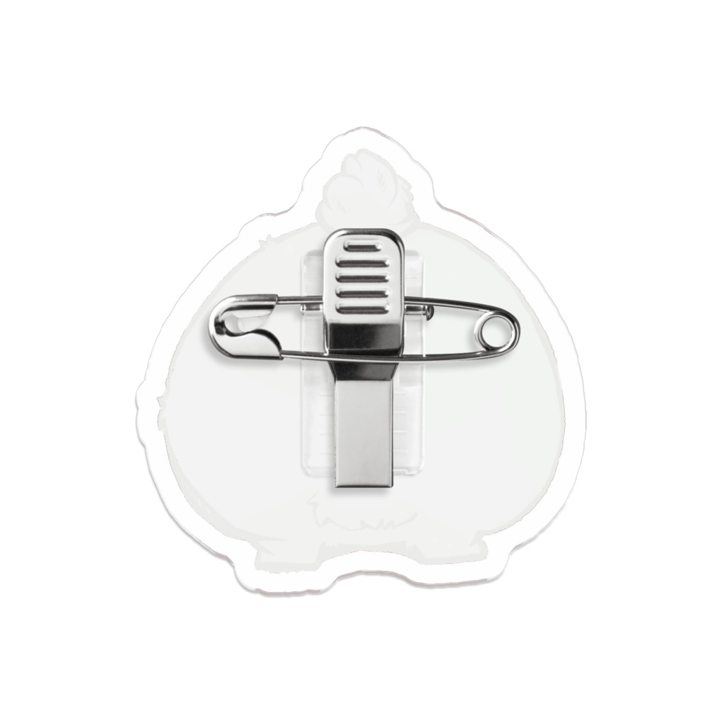 どこでも平岡しりアクリルバッジ