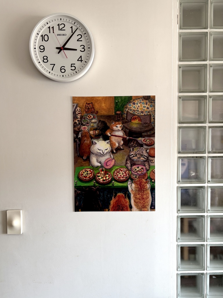 「ピザ屋さん」A2ポスター